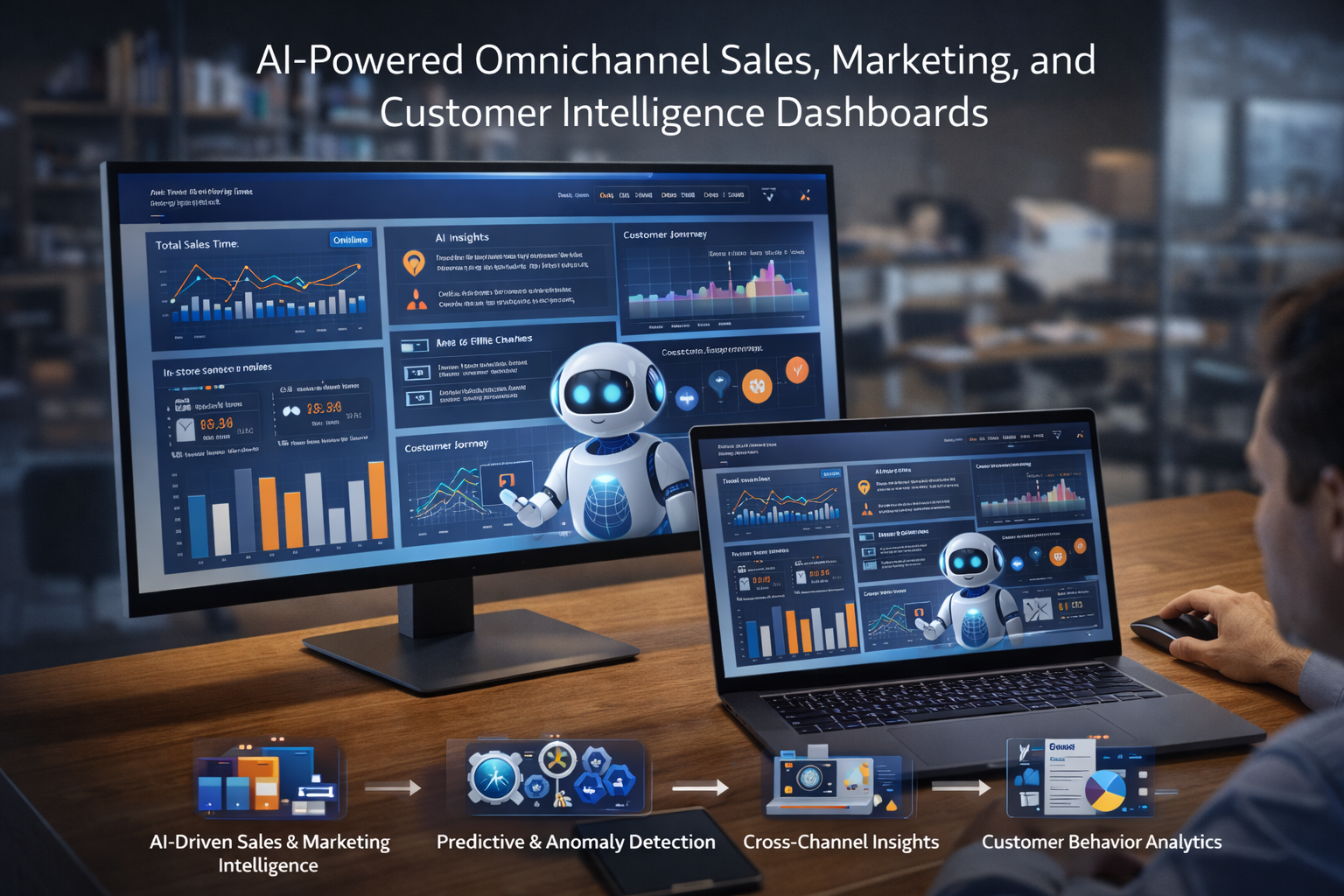 Implementing AI Powered Omnichannel Sales and Customer Intelligence Dashboards