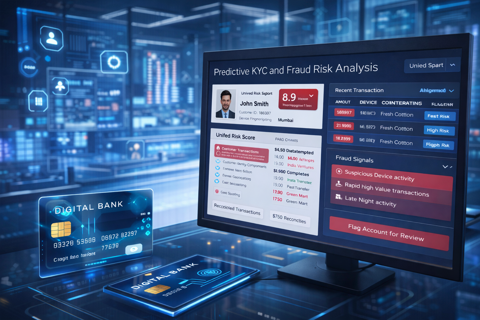 Developing a Predictive KYC Risk Scoring and Fraud Detection Engine